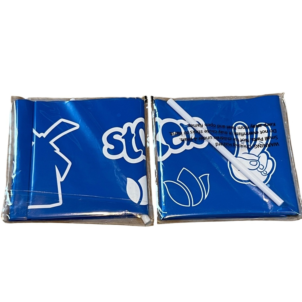 Dutch Bros Coffee Thunder Sticks Inflatable Noisemakers Blue Stoked Set of 2